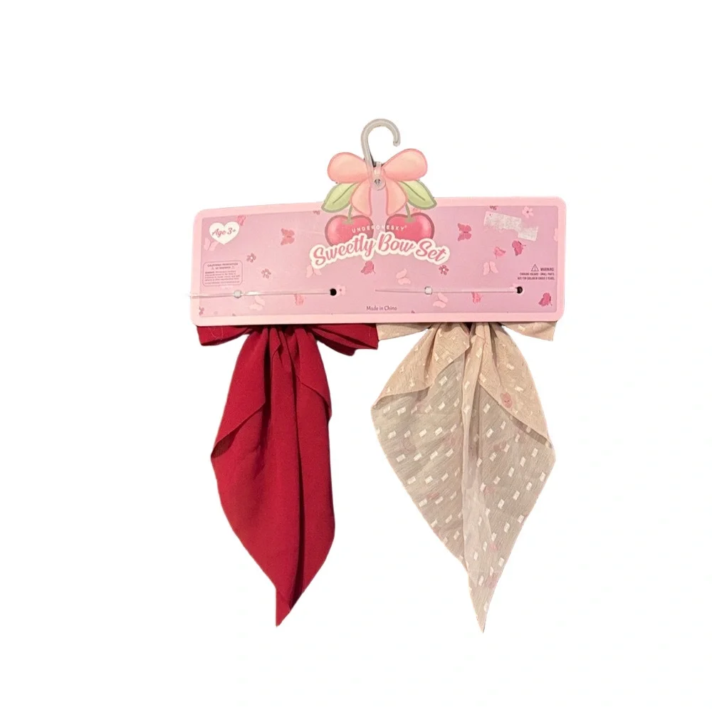 Under One Sky Sweetly Barrette Bow Set of Two NWT